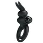 PRETTY LOVE - VIBRATOR III RABBIT RING FOR BLACK PENIS - Amore24