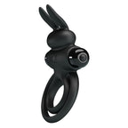 PRETTY LOVE - VIBRATOR III RABBIT RING FOR BLACK PENIS - Amore24