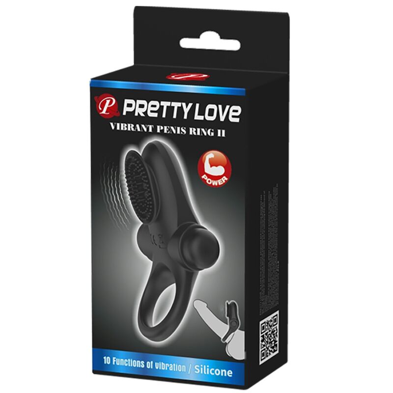 PRETTY LOVE - VIBRATOR RING II FOR THE BLACK PENIS - Amore24
