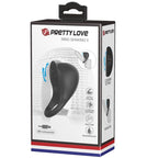 PRETTY LOVE - VIBRATING PENIS RING WITH BLACK TONGUE - Amore24