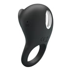 PRETTY LOVE - VIBRATING PENIS RING WITH BLACK TONGUE - Amore24