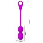 PRETTY LOVE - ELVIRA RECHARGEABLE VIBRATING BALLS PURPLE - Amore24