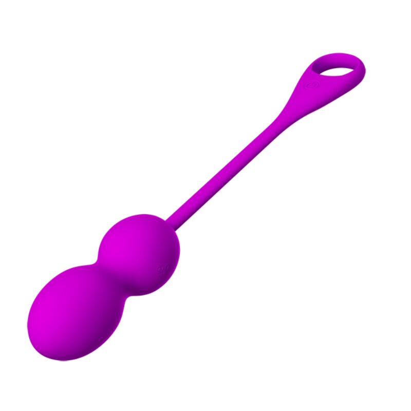 PRETTY LOVE - ELVIRA RECHARGEABLE VIBRATING BALLS PURPLE - Amore24