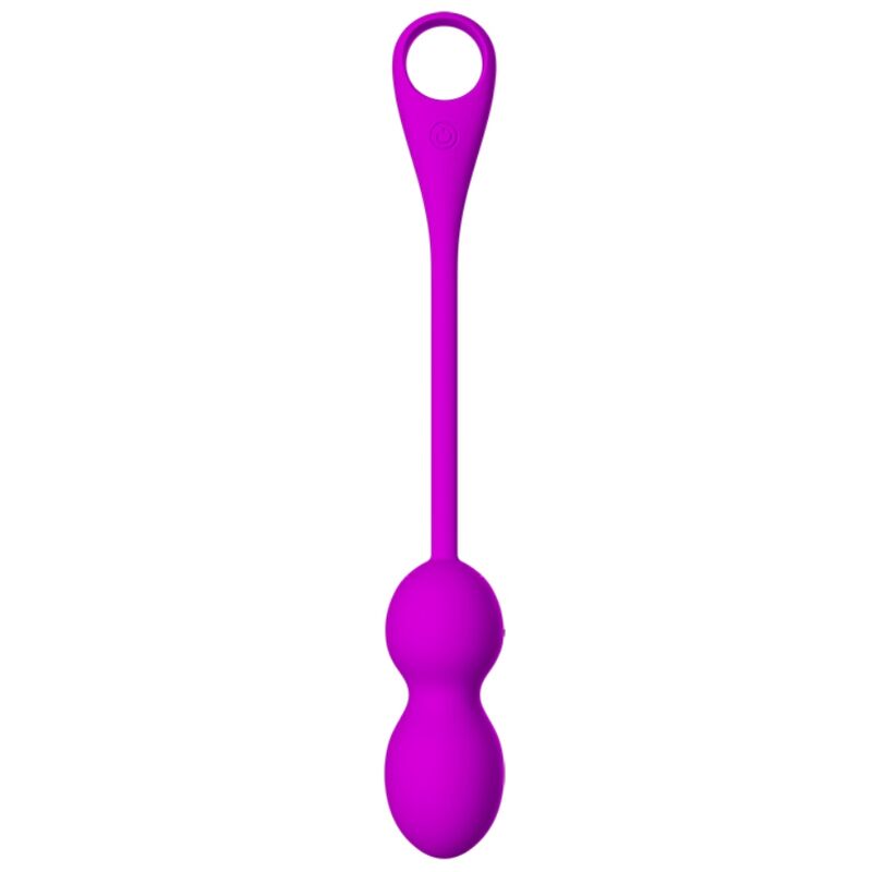 PRETTY LOVE - ELVIRA RECHARGEABLE VIBRATING BALLS PURPLE - Amore24