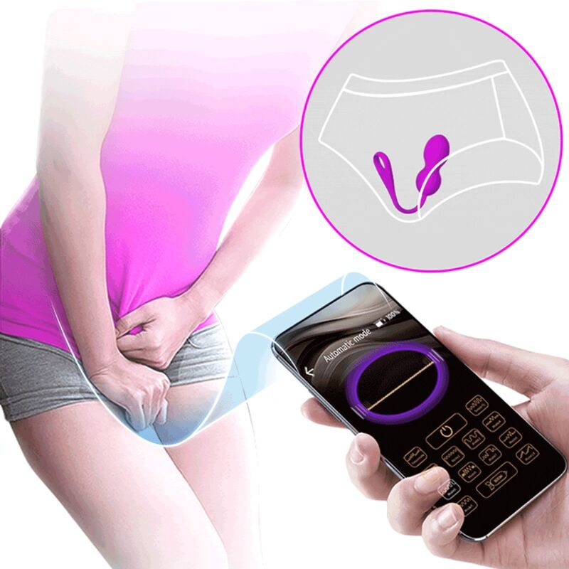 PRETTY LOVE - ELVIRA RECHARGEABLE VIBRATING BALLS PURPLE - Amore24