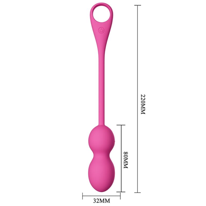 PRETTY LOVE - ELVIRA PINK RECHARGEABLE VIBRATING BALLS - Amore24