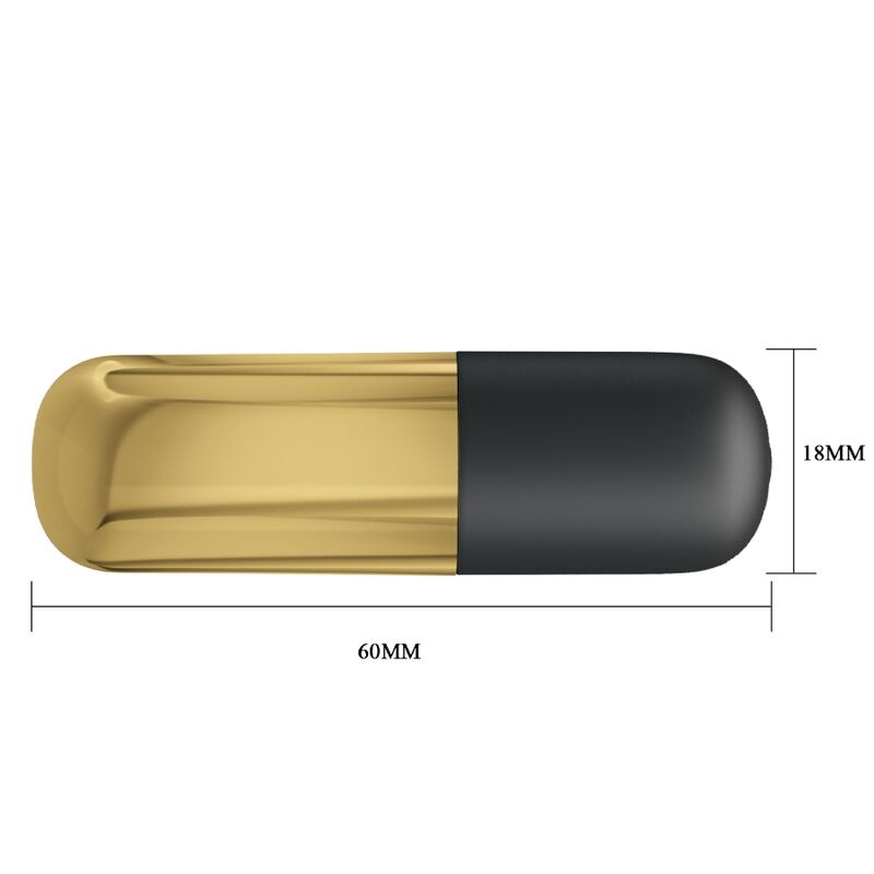 PRETTY LOVE - GOLDEN RECHARGEABLE BULLET VIBRATOR - Amore24