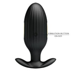 PRETTY LOVE - JEFFERSON APP CONTROLLED ANAL PLUG BLACK - Amore24