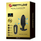 PRETTY LOVE - KELLY PLUG ANAL RECHARGEABLE VIBRATOR BLACK - Amore24