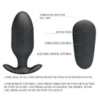 PRETTY LOVE - KELLY PLUG ANAL RECHARGEABLE VIBRATOR BLACK - Amore24