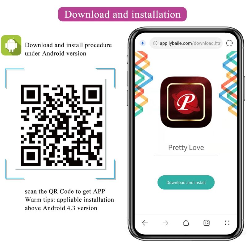 PRETTY LOVE - JEFFERSON APP CONTROLLED ANAL PLUG BLACK - Amore24