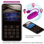 PRETTY LOVE - NYMPH VIBRATING EGG APP CONTROLLED PURPLE - Amore24