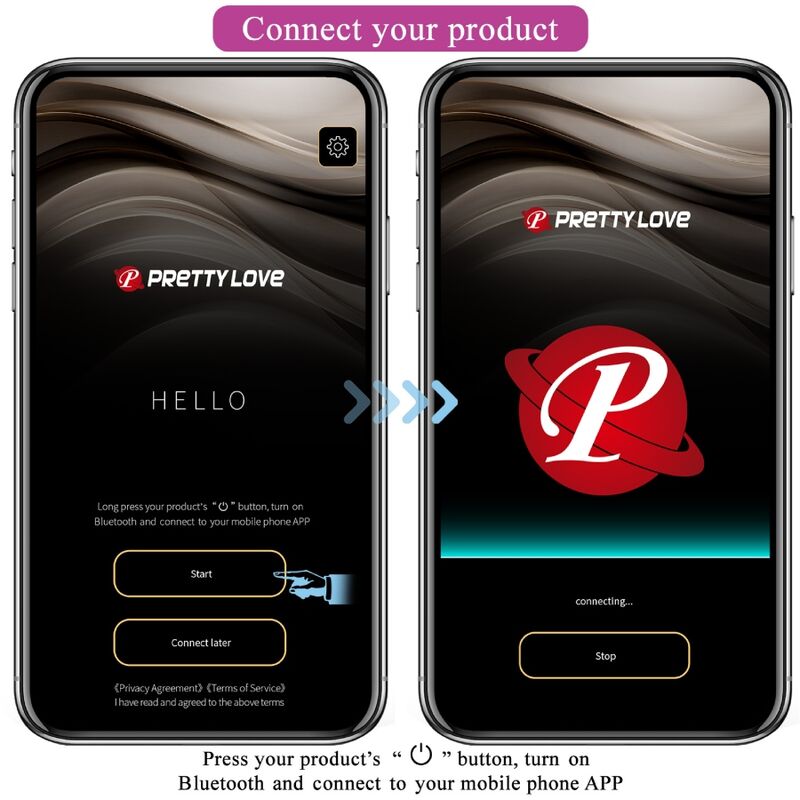 PRETTY LOVE - NYMPH VIBRATING EGG APP CONTROLLED PURPLE - Amore24