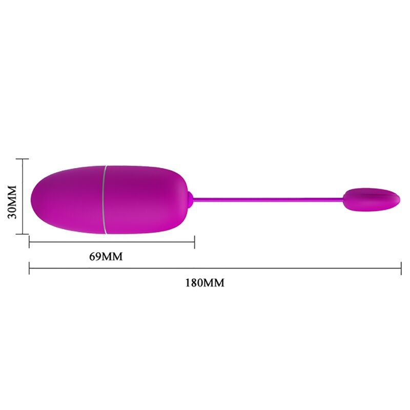 PRETTY LOVE - NYMPH VIBRATING EGG APP CONTROLLED PURPLE - Amore24