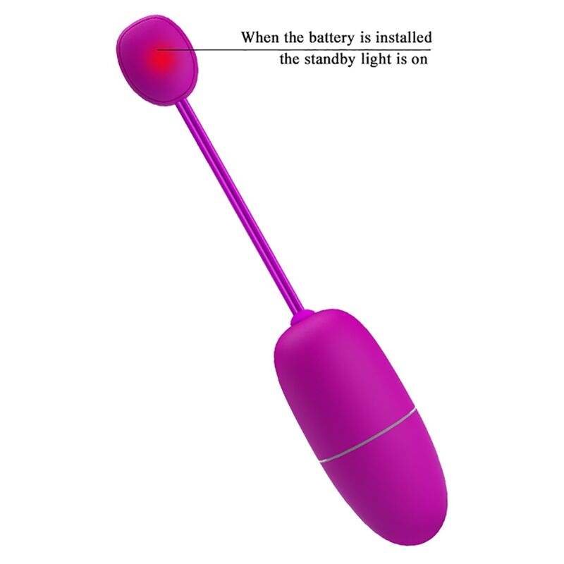 PRETTY LOVE - NYMPH VIBRATING EGG APP CONTROLLED PURPLE - Amore24