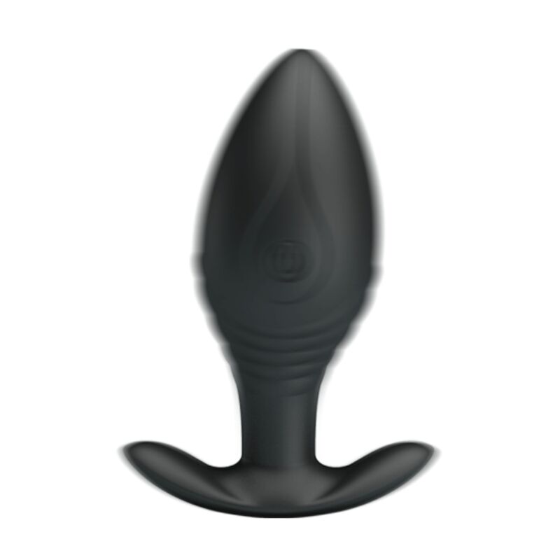 PRETTY LOVE - REGINA ANAL PLUG RECHARGEABLE VIBRATOR BLACK - Amore24