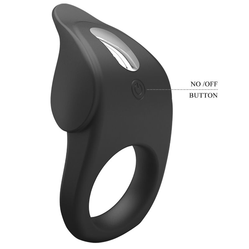 PRETTY LOVE - SUSANNA VIBRATING PENIS RING BLACK - Amore24
