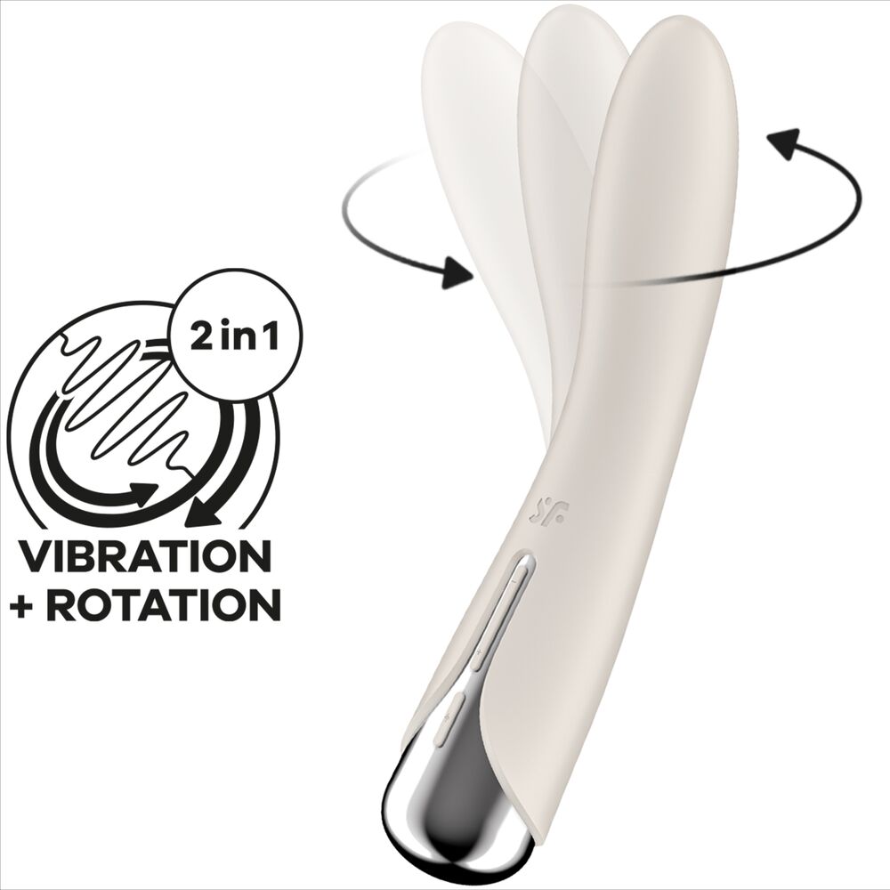 SATISFYER - SPINNING VIBE 1 G-SPOT BLUE ROTATOR VIBRATOR - Amore24