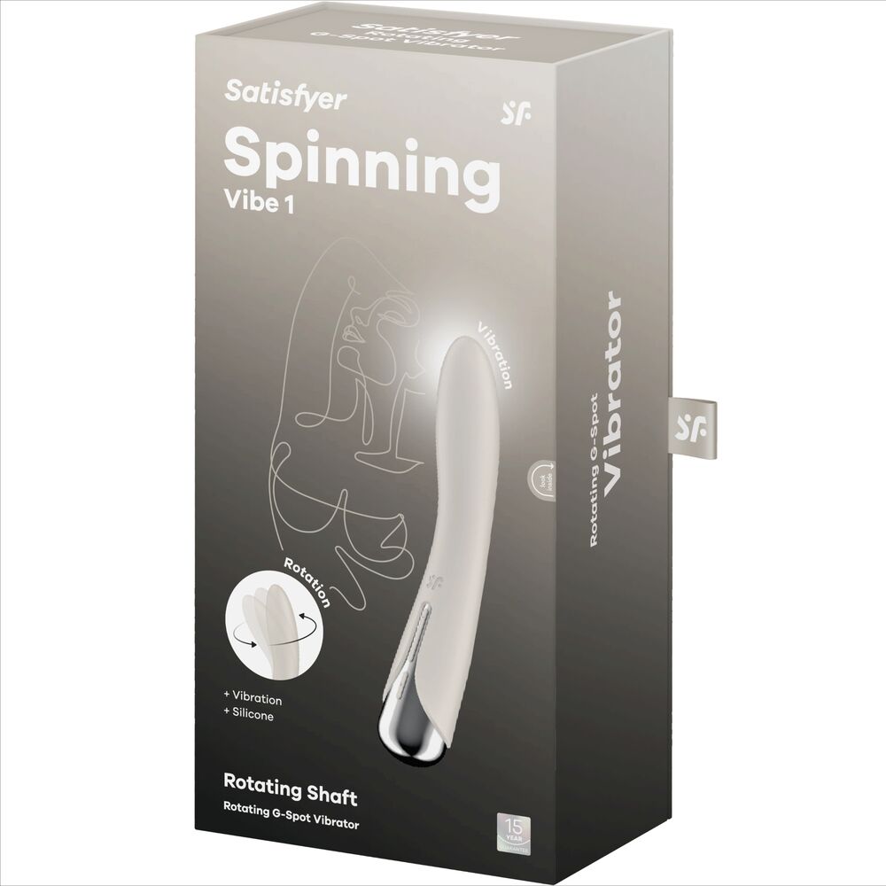 SATISFYER - SPINNING VIBE 1 G-SPOT BLUE ROTATOR VIBRATOR - Amore24