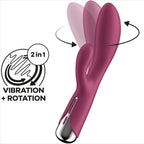 SATISFYER - SPINNING RABBIT 1 CLITORIS AND G-SPOT STIMULATION BLUE - Amore24
