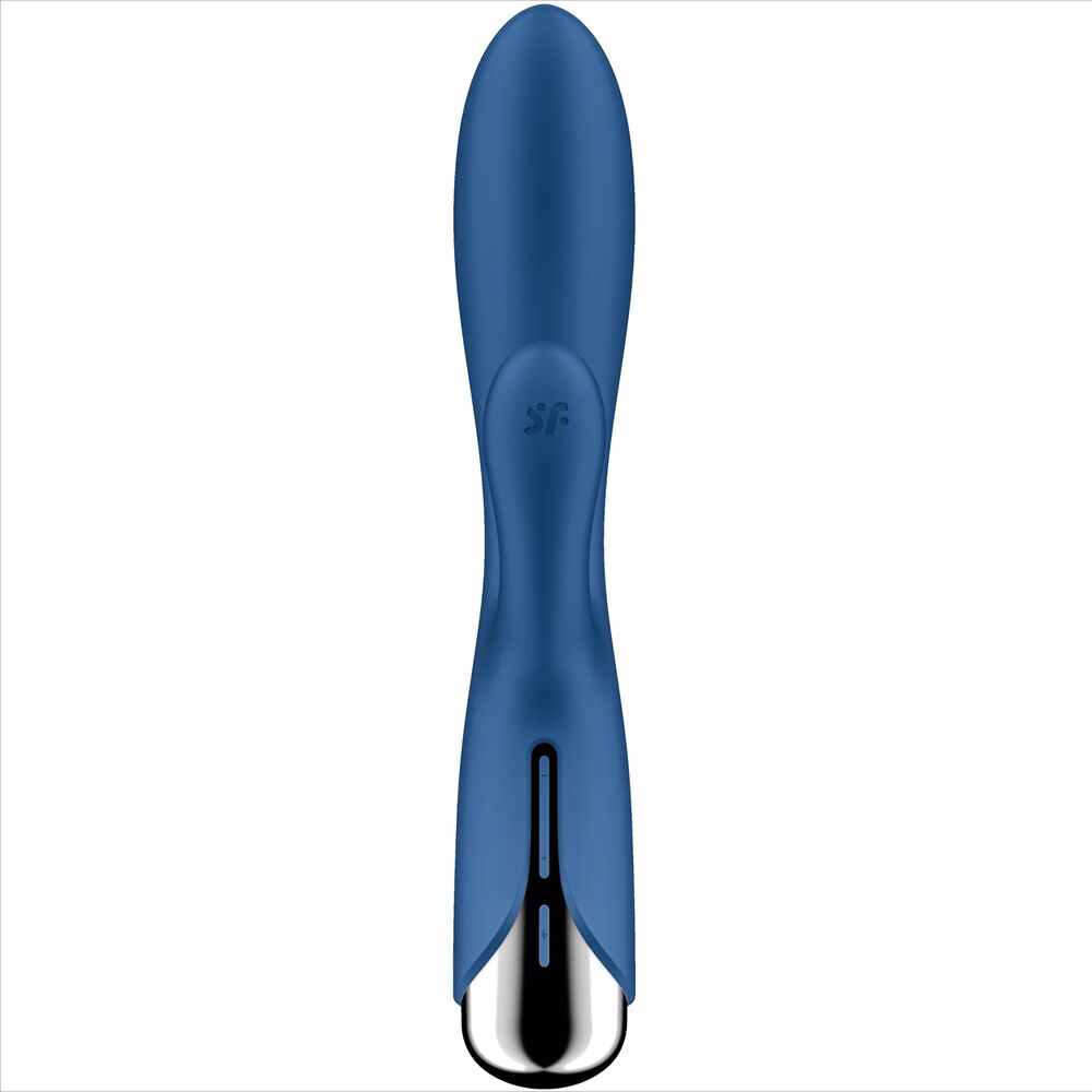 SATISFYER - SPINNING RABBIT 1 CLITORIS AND G-SPOT STIMULATION BLUE - Amore24