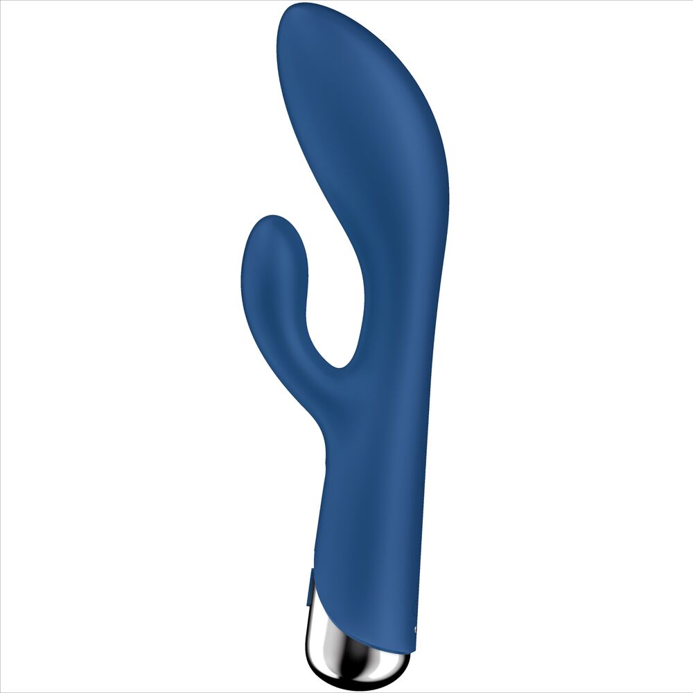 SATISFYER - SPINNING RABBIT 1 CLITORIS AND G-SPOT STIMULATION BLUE - Amore24