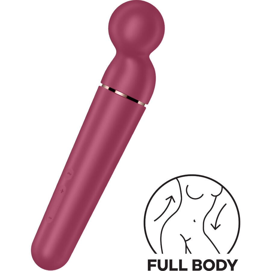 SATISFYER - PLANET WAND-ER VIBRATOR MASSAGER BLUE - Amore24
