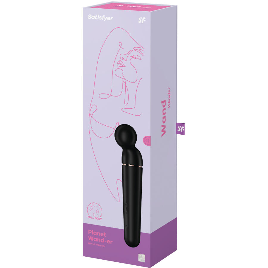 SATISFYER - PLANET WAND-ER VIBRATOR MASSAGER BLUE - Amore24