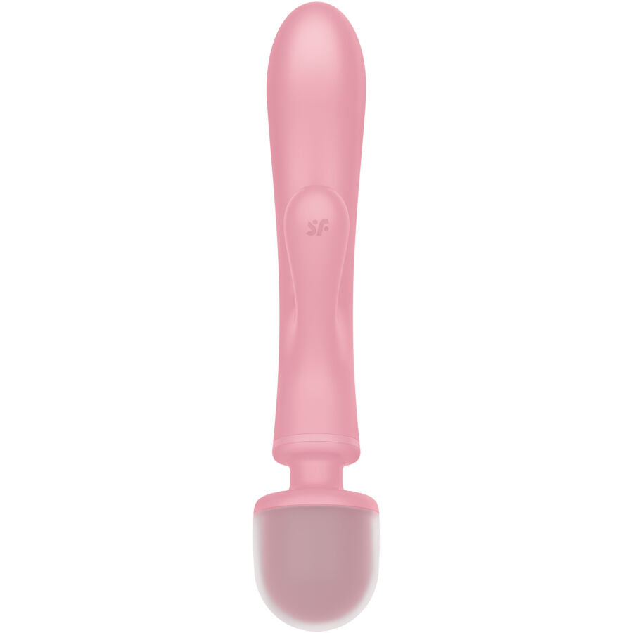 SATISFYER - TRIPLE LOVER RABBIT VIBRATOR MASSAGER GREY - Amore24