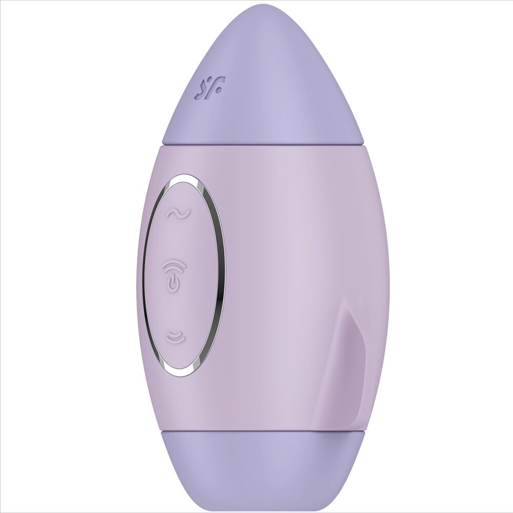SATISFYER - MISSION CONTROL BLUE SMALL DOUBLE IMPULSE VIBRATOR - Amore24