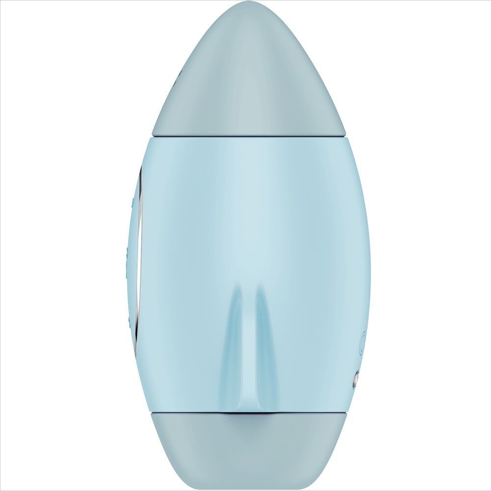 SATISFYER - MISSION CONTROL BLUE SMALL DOUBLE IMPULSE VIBRATOR - Amore24