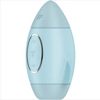 SATISFYER - MISSION CONTROL BLUE SMALL DOUBLE IMPULSE VIBRATOR - Amore24