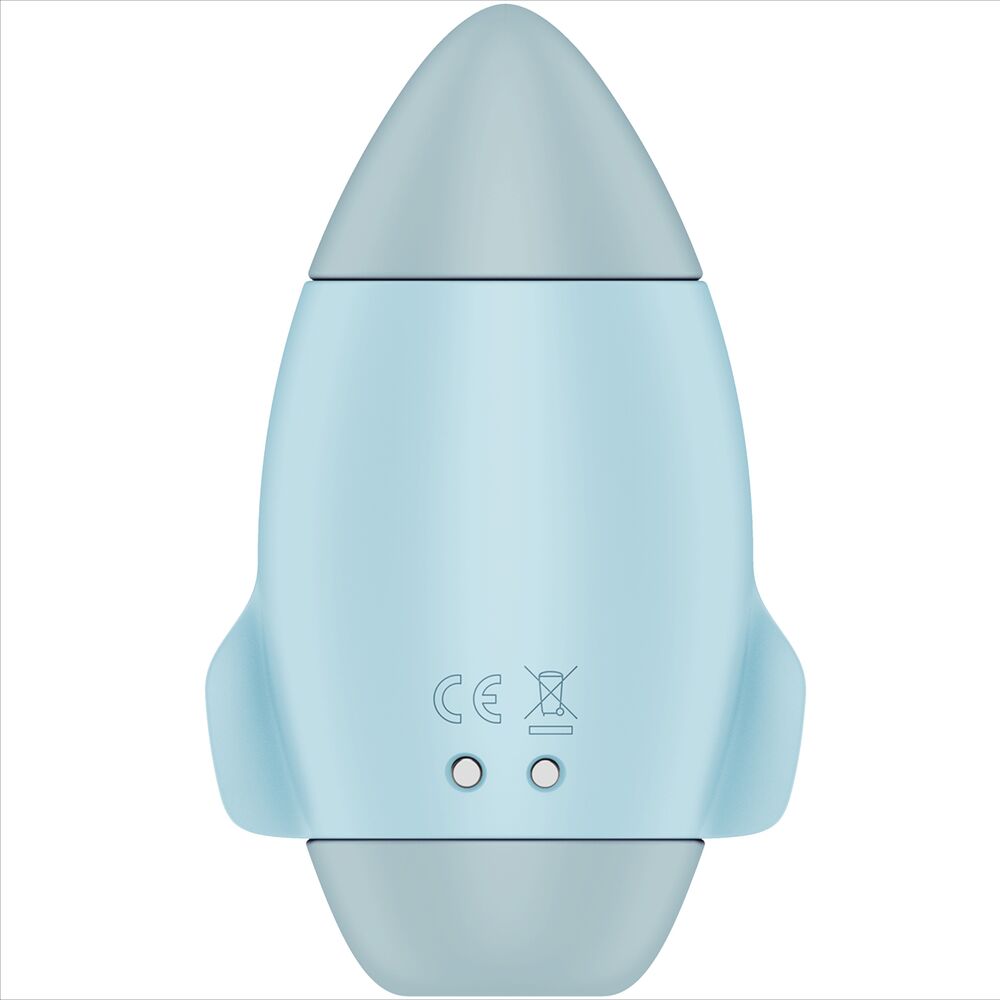 SATISFYER - MISSION CONTROL BLUE SMALL DOUBLE IMPULSE VIBRATOR - Amore24