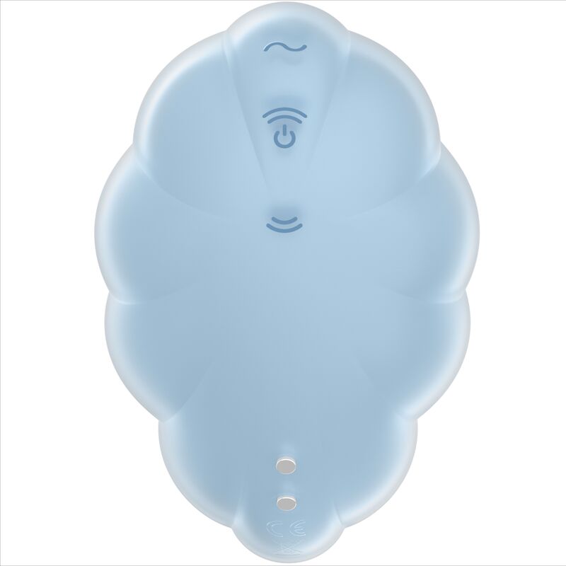 SATISFYER - CLOUD DANCER BLUE AIR PULSE VIBRATOR - Amore24