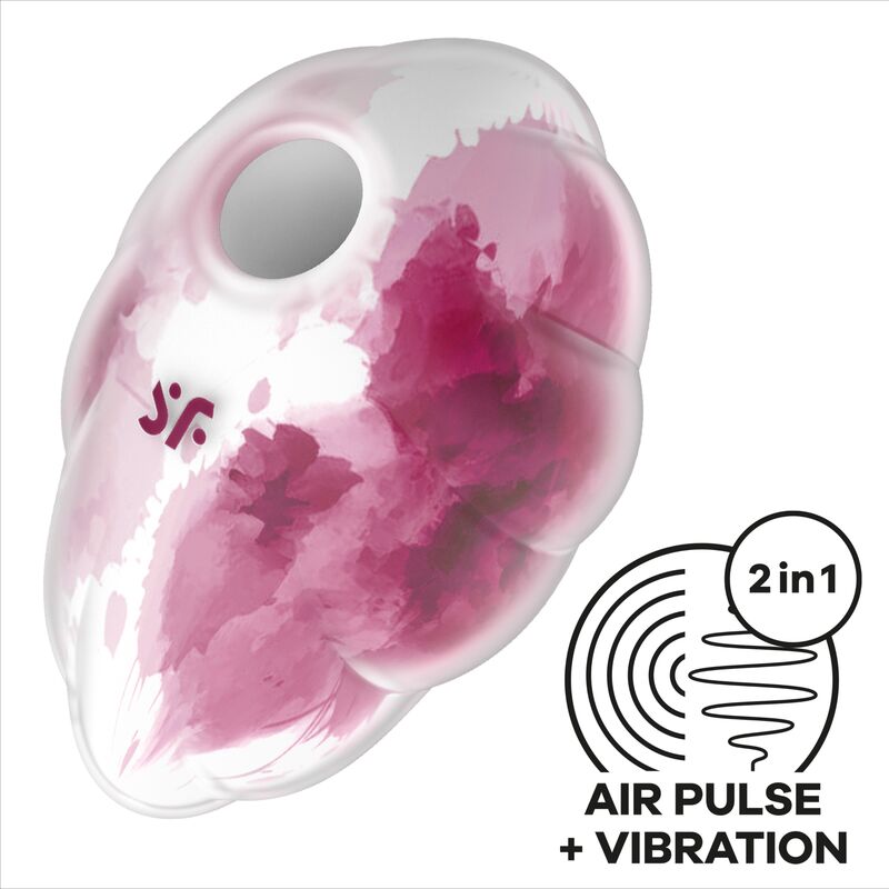 SATISFYER - CLOUD DANCER BLUE AIR PULSE VIBRATOR - Amore24