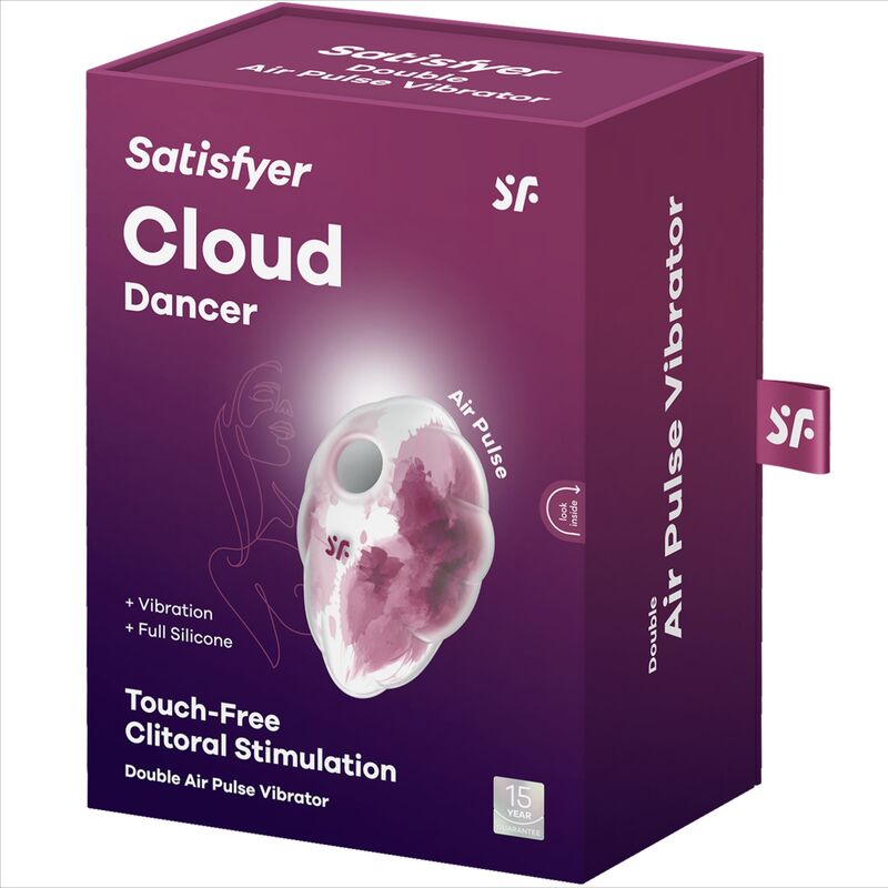 SATISFYER - CLOUD DANCER BLUE AIR PULSE VIBRATOR - Amore24