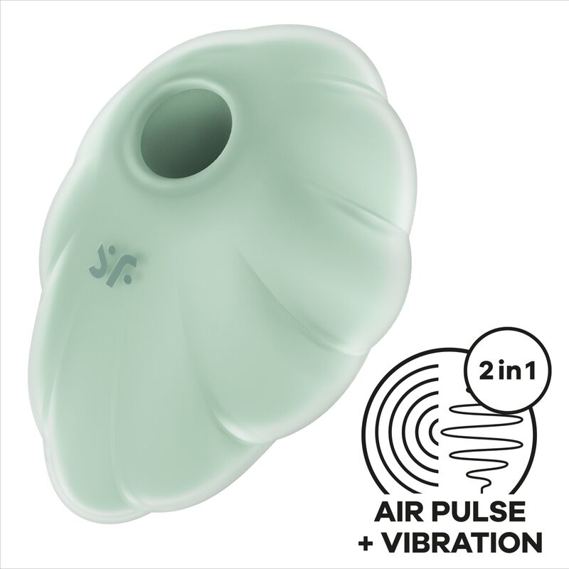 SATISFYER - CLOUD DANCER BLUE AIR PULSE VIBRATOR - Amore24