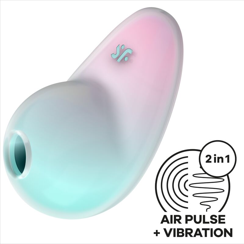 SATISFYER - PIXIE DUST BLUE AIR PLUSE STIMULATOR - Amore24