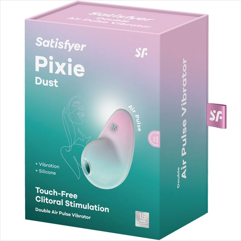 SATISFYER - PIXIE DUST BLUE AIR PLUSE STIMULATOR - Amore24