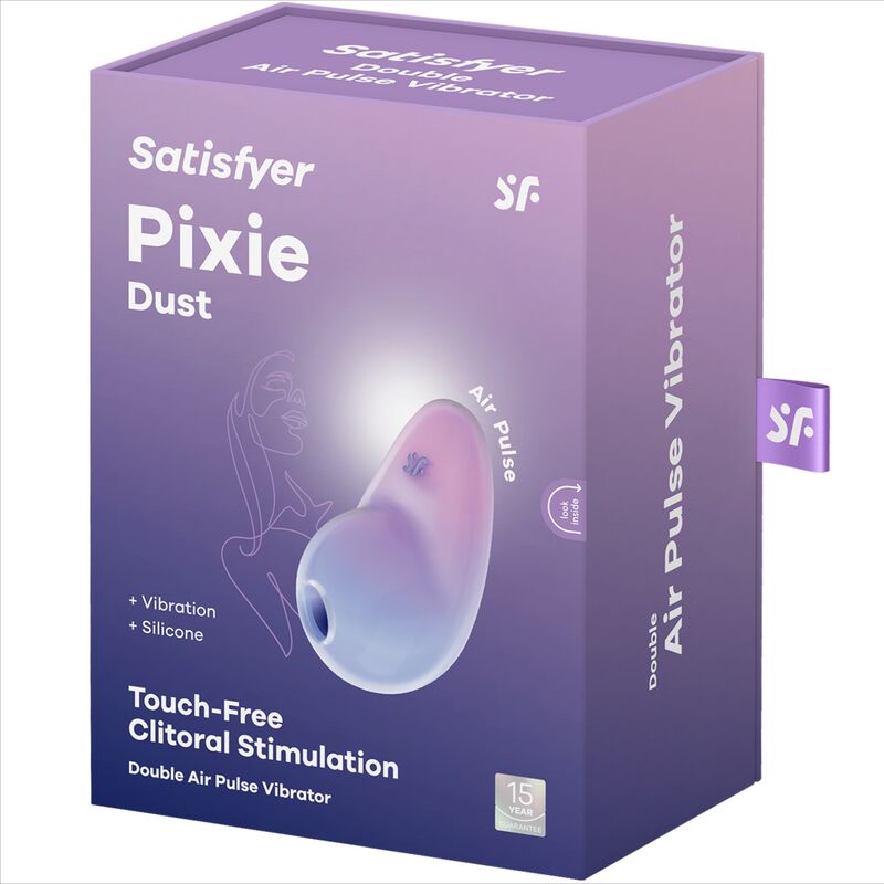 SATISFYER - PIXIE DUST BLUE AIR PLUSE STIMULATOR - Amore24