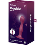SATISFYER - DOUBLE BALL-R SILICONE DILDO BLUE - Amore24