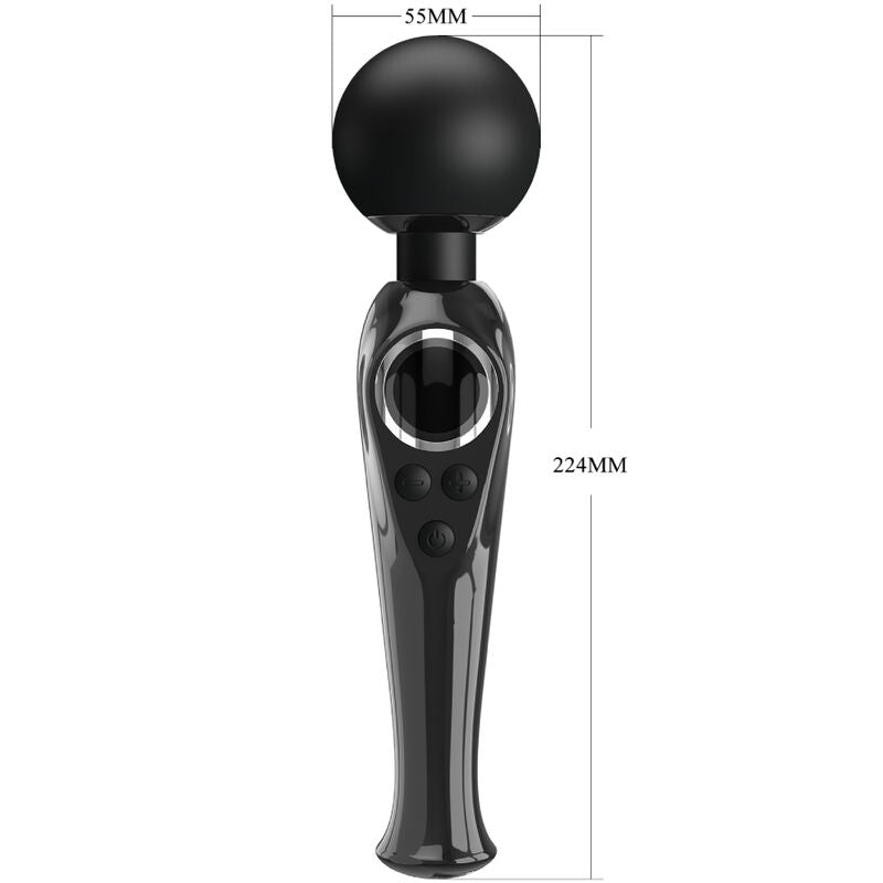 PRETTY LOVE - SKYLER VIBRATOR WAND BLACK - Amore24