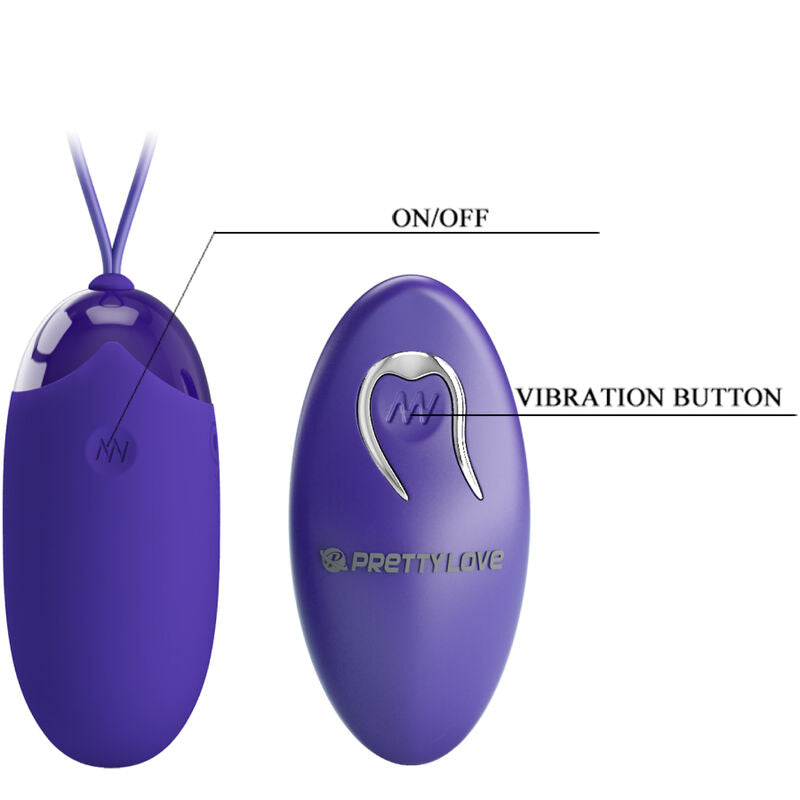 PRETTY LOVE - BERGER YOUTH VIOLATING EGG REMOTE CONTROL VIOLET - Amore24