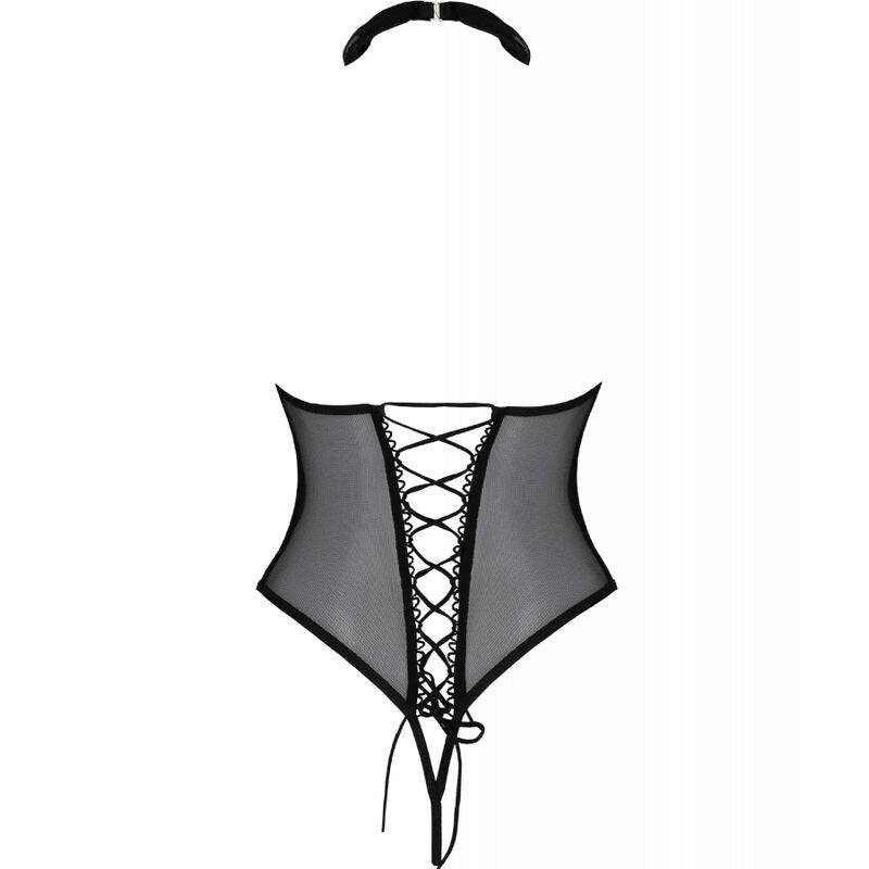 PASSION - TRISHA OPEN BODY BLACK L/XL - Amore24
