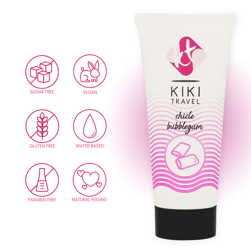KIKÍ TRAVEL - BUBBLEGUM LUBRICANT 50 ML - Amore24