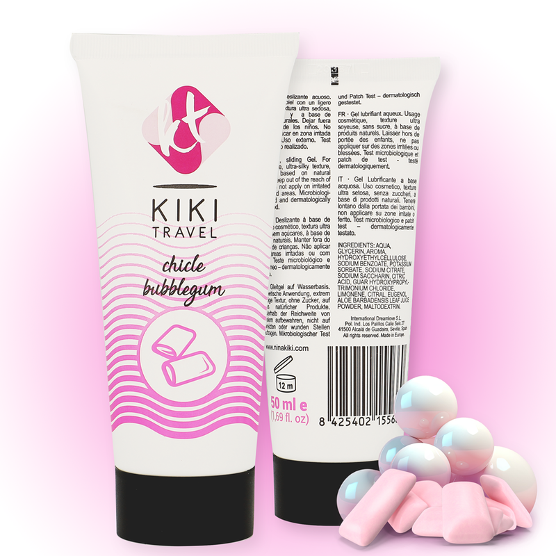 KIKÍ TRAVEL - BUBBLEGUM LUBRICANT 50 ML - Amore24