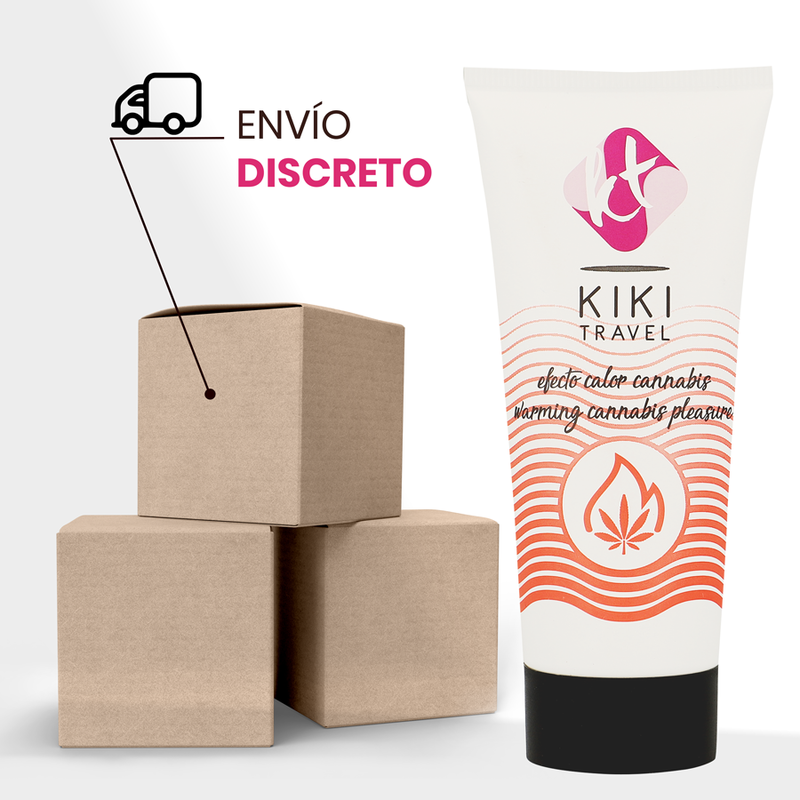 KIKÍ TRAVEL - CANNABIS HOT EFFECT LUBRICANT 50 ML - Amore24