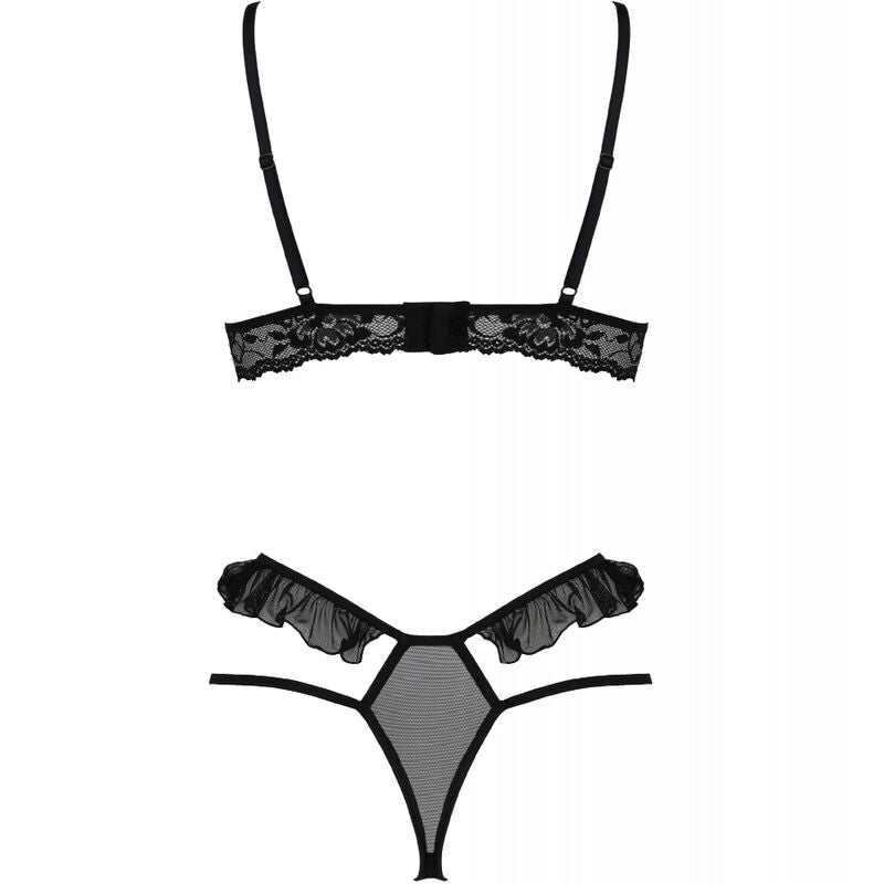 PASSION - DOLLY SET TWO PIECES BLACK L/XL - Amore24