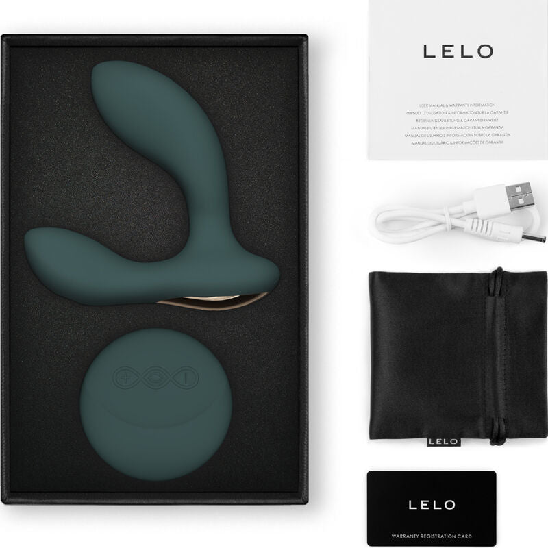 LELO - HUGO 2 PROSTATE MASSAGER REMOTE CONTROL BLACK - Amore24
