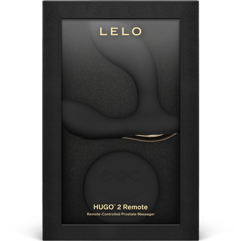 LELO - HUGO 2 PROSTATE MASSAGER REMOTE CONTROL BLACK - Amore24
